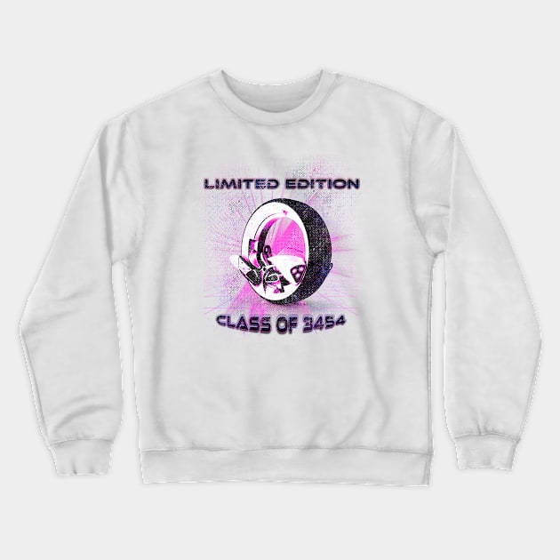 Futuristic Wheel Car Limited Edition Class Of 3454 Crewneck Sweatshirt by MerlinArt